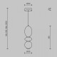 Подвесной светильник Maytoni Brosche MOD362PL-L10BG3K