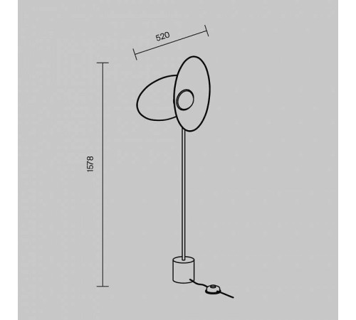 Торшер Maytoni Evolution MOD396FL-L10W3K