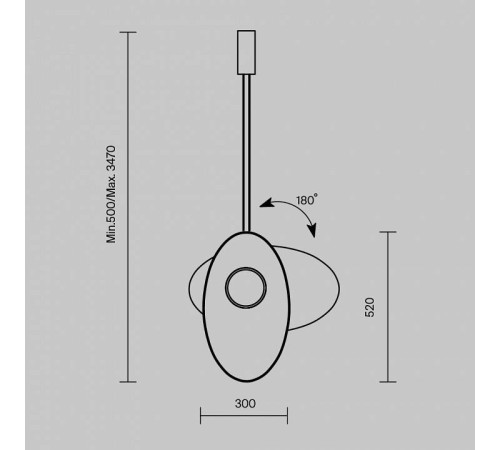 Подвесной светильник Maytoni Evolution MOD396PL-L10BL3K