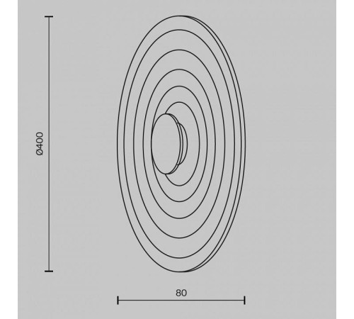 Накладной светильник Maytoni Nami MOD400WL-L5W3K