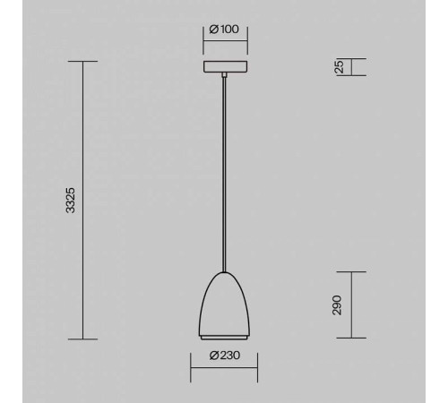 Подвесной светильник Maytoni Pilastro MOD430PL-01CM