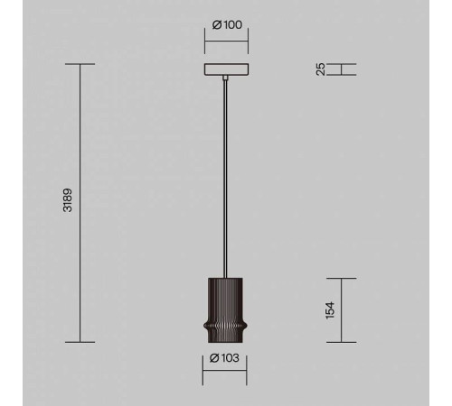 Подвесной светильник Maytoni Pilastro MOD430PL-L5W3K