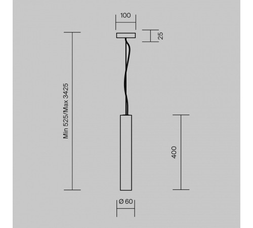 Подвесной светильник Maytoni Basic Texture MOD461PL-L5BGK