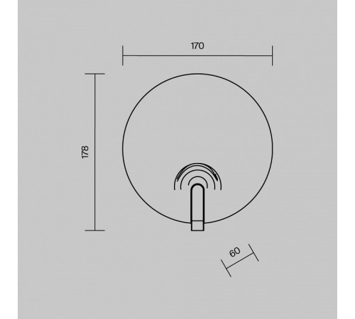 Бра Maytoni Regatta MOD481WL-L5BS3K