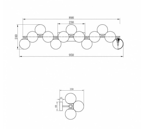 Светильник на штанге Maytoni Dallas MOD547WL-13G