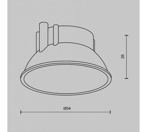 Вставка декоративная Maytoni Downlight Ring8-10W-RD-BS