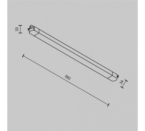 Накладной светильник Maytoni Technical Basis TR000-1-24W3K-W_1