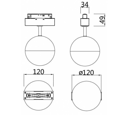 Светильник на штанге Maytoni Kiat TR017-2-10W4K-W