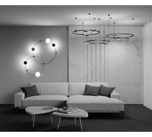 Накладной светильник Maytoni Plato TR152-1-7W3K-B