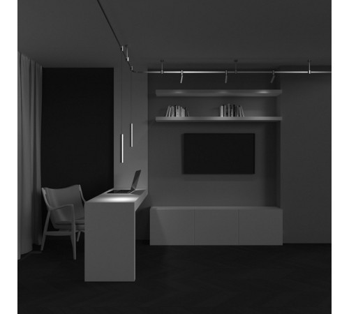 Подвесной светильник Maytoni Focus Led TR155-1-5W3K-PT