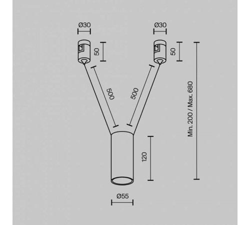 Подвесной светильник Maytoni Focus Led 12 Вт 3000 K TR157-1-12W3K-B