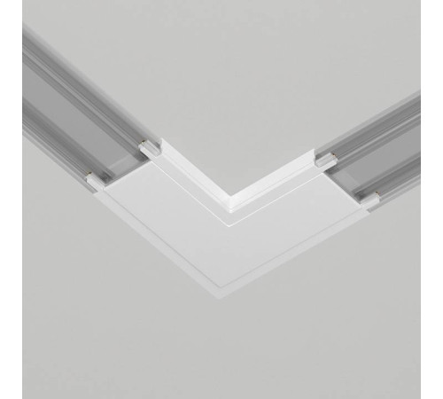 Соединитель угловой L-образный для треков накладных Maytoni Accessories for tracks Radity TRA084CL-11W