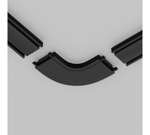 Соединитель угловой L-образный для треков накладных Maytoni Accessories for tracks Radity TRA084CR-11B