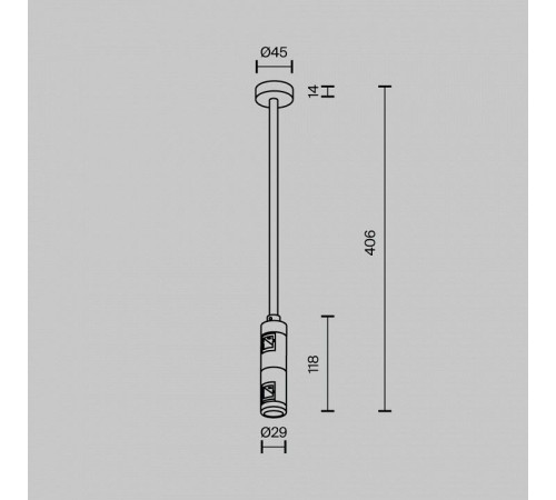 Основание на штанге Maytoni Flarity TRA158C-D1-PT