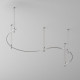 Трек накладной Maytoni Flarity TRX154-2SR-D1500-PT