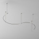 Трек накладной Maytoni Flarity TRX154-2SR-D1500-PT