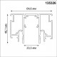 Трек встраиваемый Novotech LumFer FOR NOVOTECH 135326