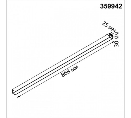 Встраиваемый светильник Novotech VECTOR 220V 359942
