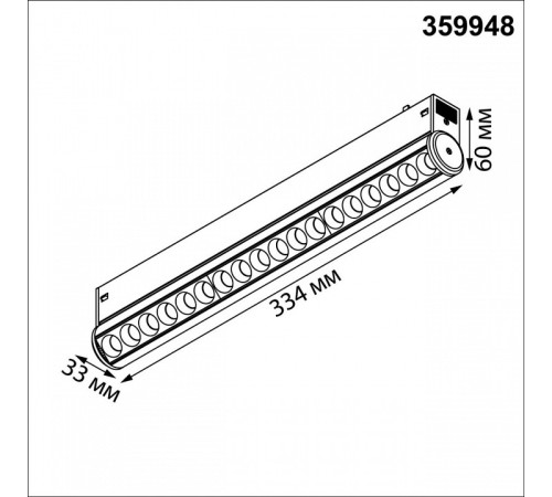 Накладной светильник Novotech VECTOR 220V 359948