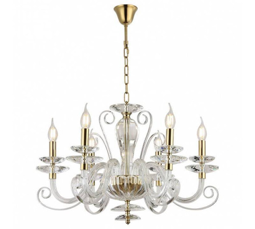 Подвесная люстра Newport ANNABELLE 8576/C gold polished