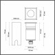 Светильник грунтовый встраиваемый Odeon Light Ingro 6661/1GB