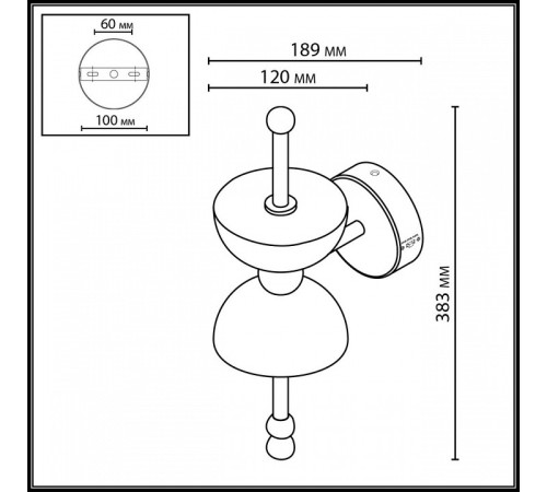 Бра Odeon Light L-VISION 6685/7WL