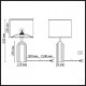 Настольная лампа декоративная Odeon Light MIDCENT 7172/1T
