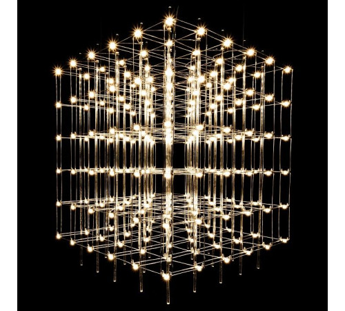 Подвесная люстра O-LUCE Cosmic Glass ячейка 15х15 см 1094011-0