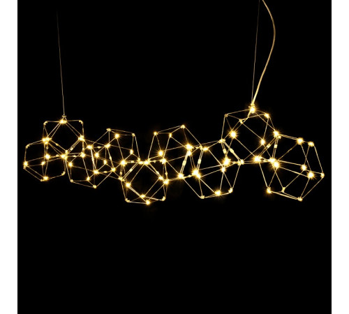 Подвесная люстра O-LUCE Bjork в линию без вставок 10964-5