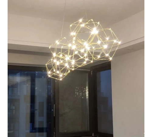 Подвесная люстра O-LUCE Bjork в линию без вставок 10964-5