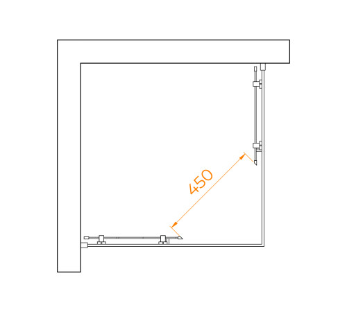Душевой уголок RGW Passage PA-030 800x800 мм 3508103088-21