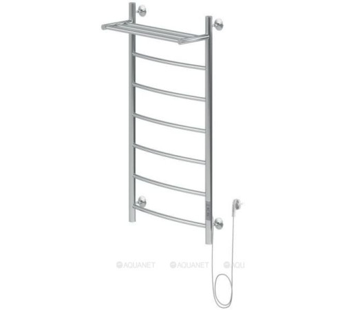 Полотенцесушитель электрический с полкой Aquanet Romeo 100х50 см ТЭН справа 00281992