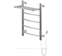 Полотенцесушитель электрический с полкой Aquanet Romeo 60х50 см ТЭН справа 00281990