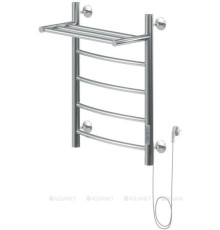 Полотенцесушитель электрический с полкой Aquanet Romeo 60х50 см ТЭН справа 00281990