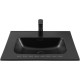 Раковина-столешница Aquanet Flat 60 черный матовый 00329253