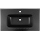 Раковина-столешница Aquanet Flat 80 черный матовый 00329255