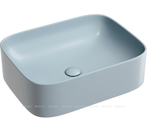 Раковина-чаша накладная Ceramica Nova Element 505х380х150 мм серо-голубая матовая CN6052MHL