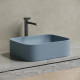Раковина-чаша накладная Ceramica Nova Element 505х380х150 мм серо-голубая матовая CN6052MHL