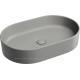 Раковина-чаша накладная Ceramica Nova Element 608х385х122 мм антрацит матовый CN6048MH