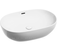 Умывальник-чаша Ceramica Nova Element овальный с переливом 610 мм CN6064