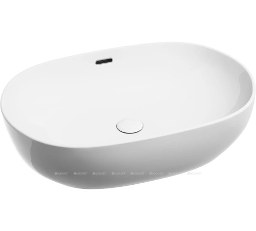 Умывальник-чаша Ceramica Nova Element овальный с переливом 610 мм CN6064