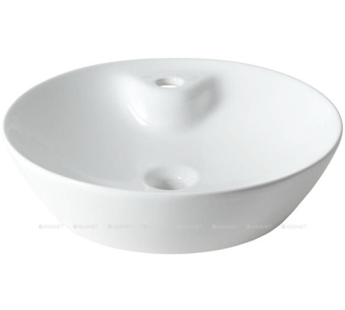 Раковина накладная Allen Brau FANTASY Round Ø450 мм с отверстием белая 4.11018.20