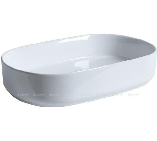 Раковина накладная Allen Brau FANTASY Oval 550x360 мм без отверстия белая 4.11022.20