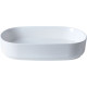 Раковина накладная Allen Brau FANTASY Oval 550x360 мм белый матовый 4.11022.21