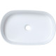 Раковина накладная Allen Brau FANTASY Oval 550x360 мм белый матовый 4.11022.21