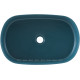 Раковина накладная Allen Brau Fantasy Oval 550х360 мм петроль 4.11022.PT