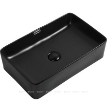 Раковина накладная Aquanet PERFECT-3-MB 550х350х140 мм черный матовый PERFECT-3-MB