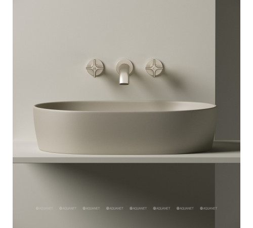 Раковина накладная Ceramica Nova Element 600х415х135 мм капучино матовый CN6047MC