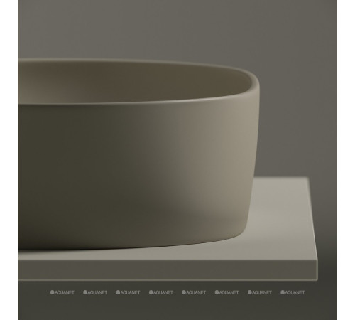 Раковина накладная Ceramica Nova Element 600х415х135 мм капучино матовый CN6047MC