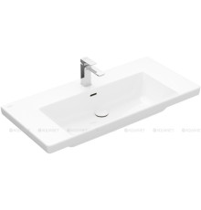 Раковина Villeroy & Boch Subway 3.0 1000x470x165 мм только с тумбой C57000VQ 4A70A501